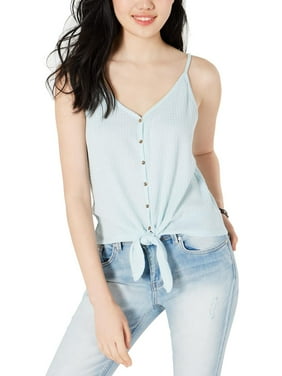 Hippie Rose Juniors Printed Bell-Sleeve Cold-Shoulder Top